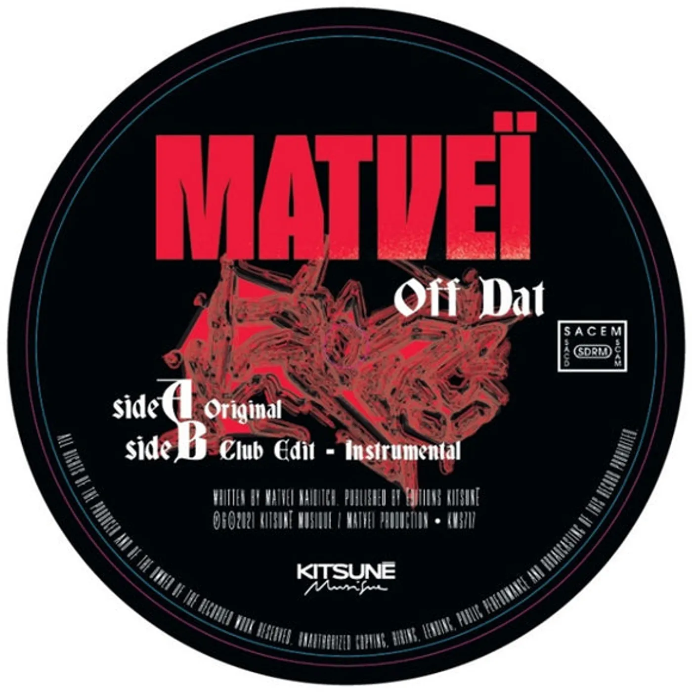 Matvei OFF DAT Vinyl Record