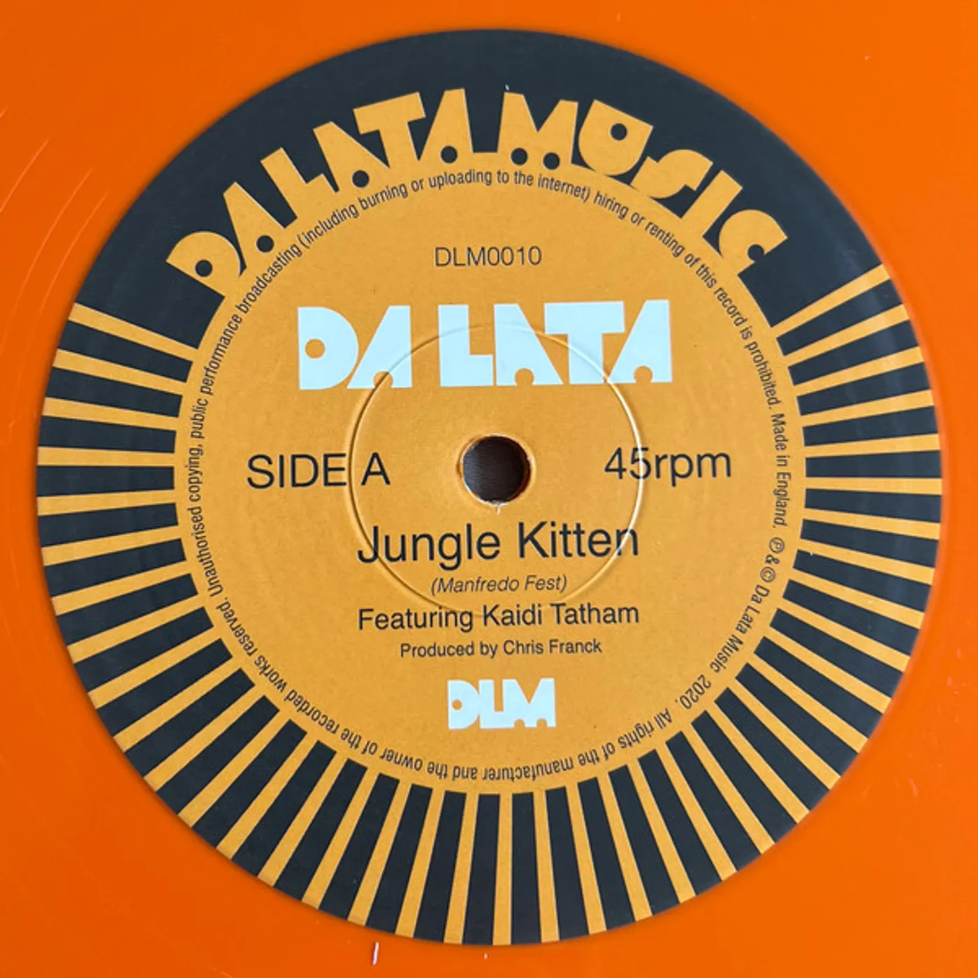 Da Lata Jungle Kitten / Asking Eyes Vinyl Record
