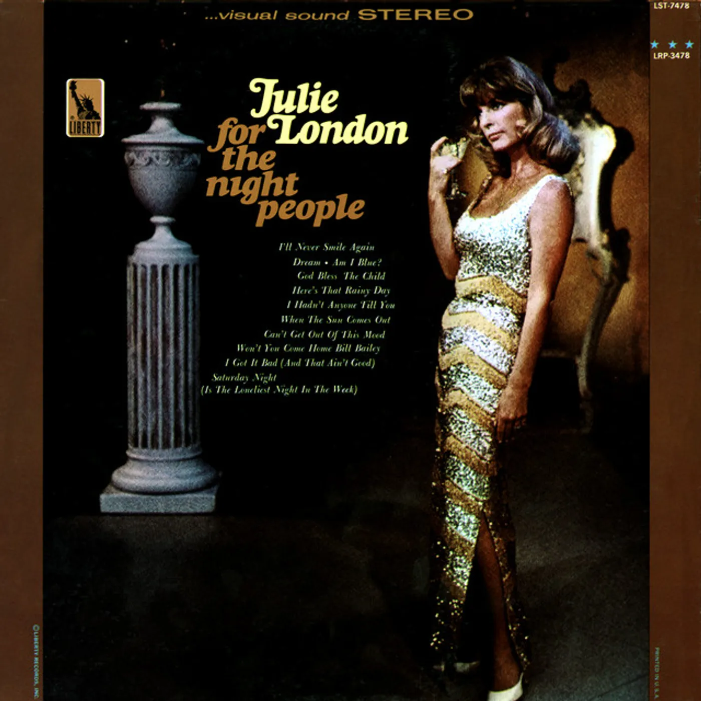 Julie London FOR THE NIGHT PEOPLE CD