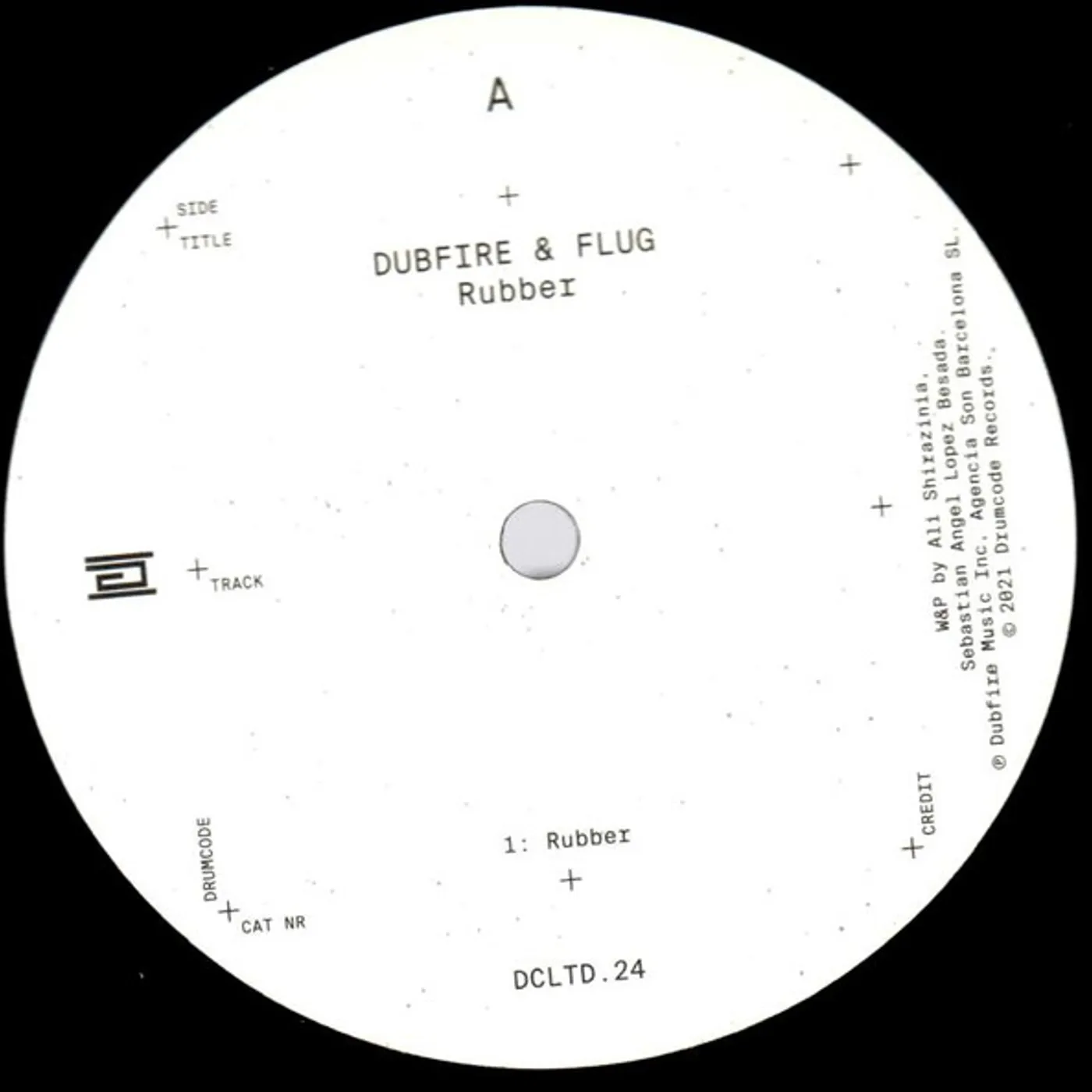 Dubfire & Flug RUBBER Vinyl Record