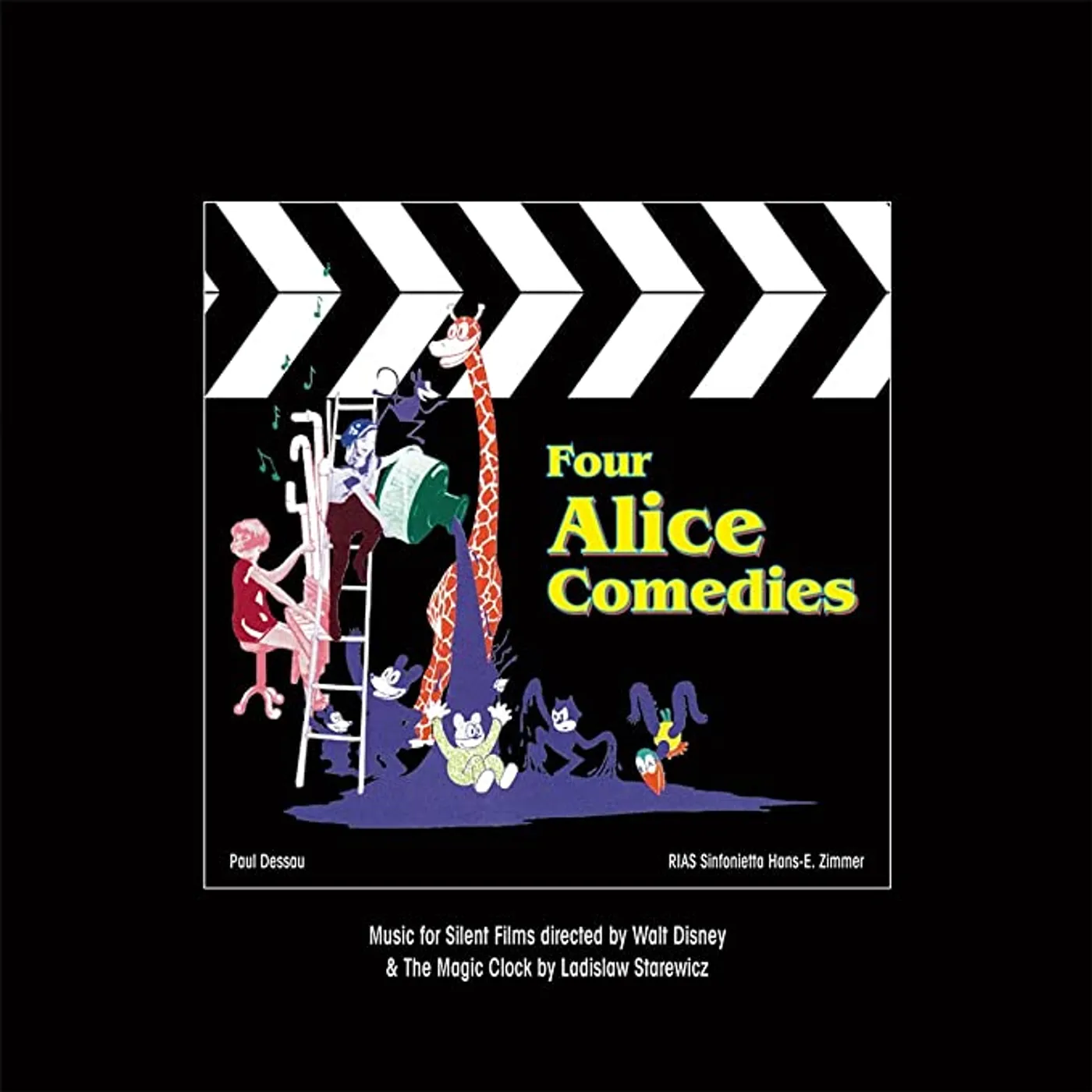 Paul Dessau / Hanes E. Zimmer / Rias Sinfonietta FOUR ALICE COMEDIES MUSIC WRITTEN FOR WALT DISNEY Vinyl Record