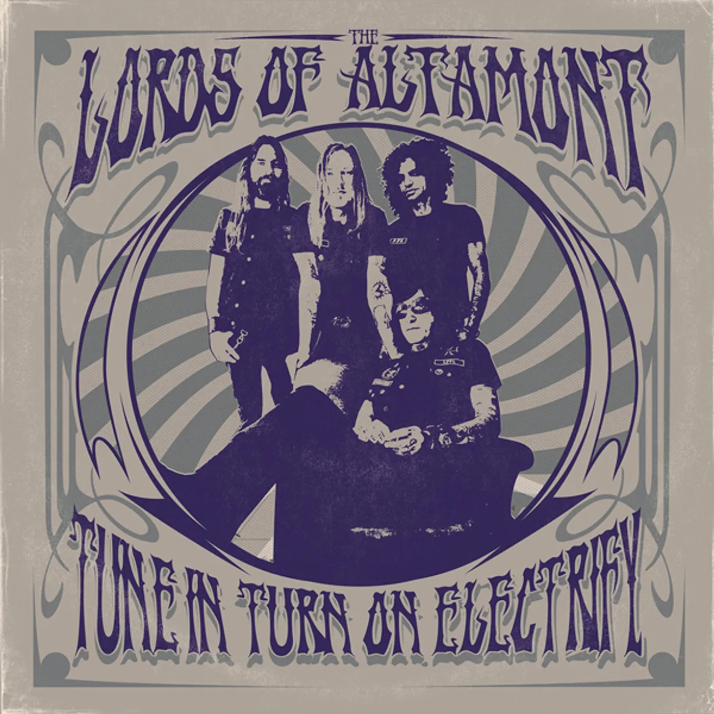 The Lords of Altamont TUNE IN, TURN ON, ELECTRIFY! (CORNETTO TRANSPARENT VINYL WITH PURPLE STRIPES) Vinyl Record