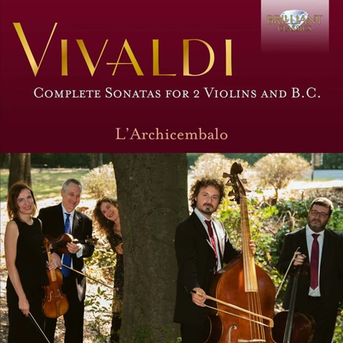 VIVALDI / L'ARCHICEMBALO COMPLETE SONATAS FOR 2 VIOLINS CD