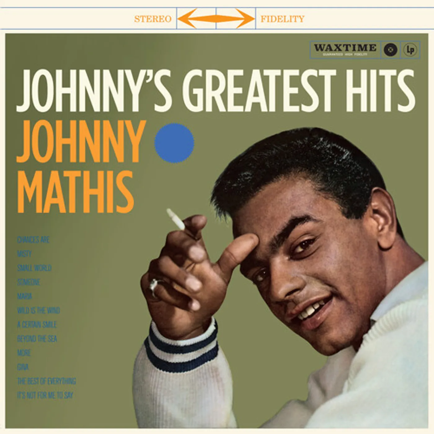 Johnny Mathis JOHNNY'S GREATEST HITS Vinyl Record - Limited Edition, 180 Gram Pressing, Spain Release