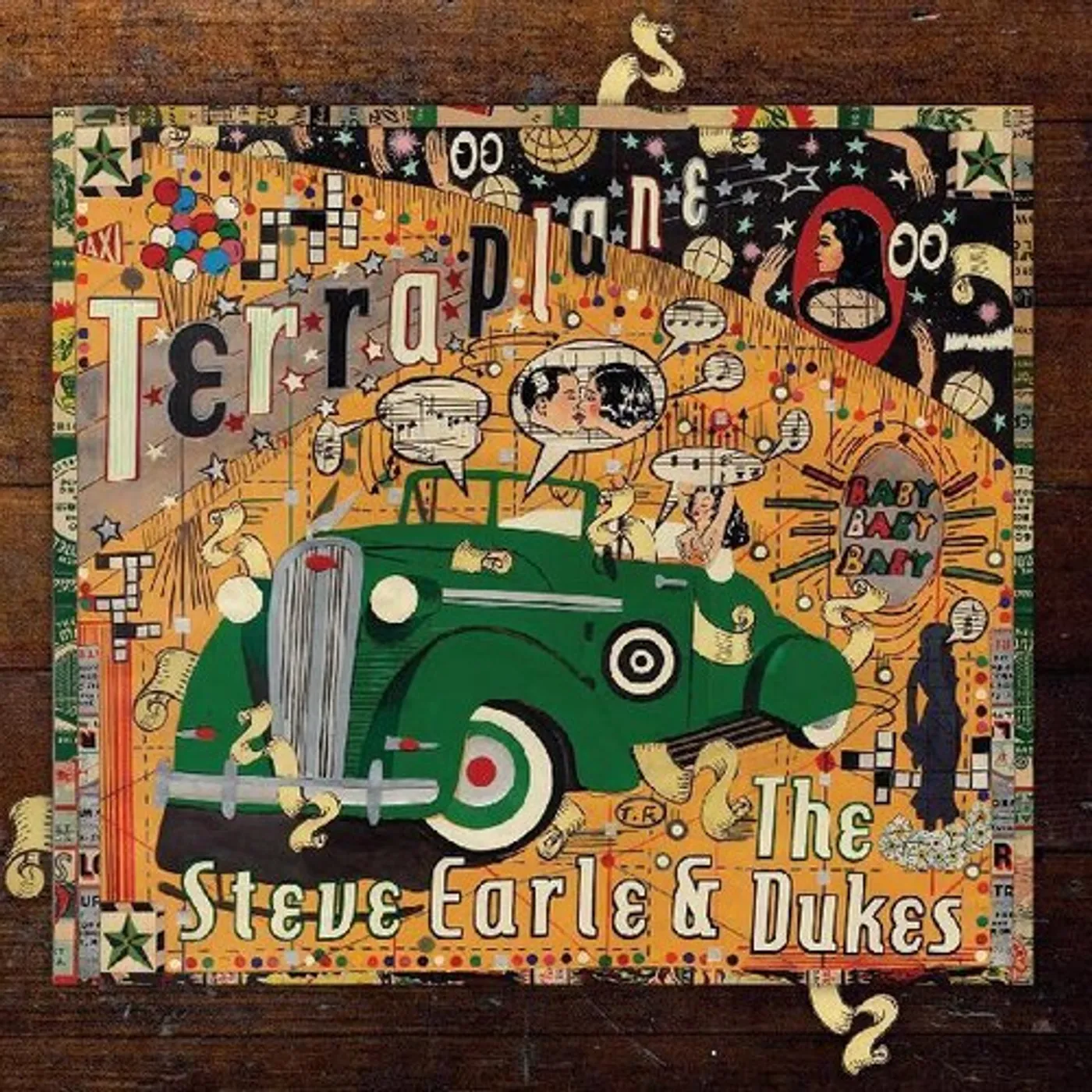 Steve Earle TERRAPLANE (TRANSPARENT GOLD VINYL) Vinyl Record