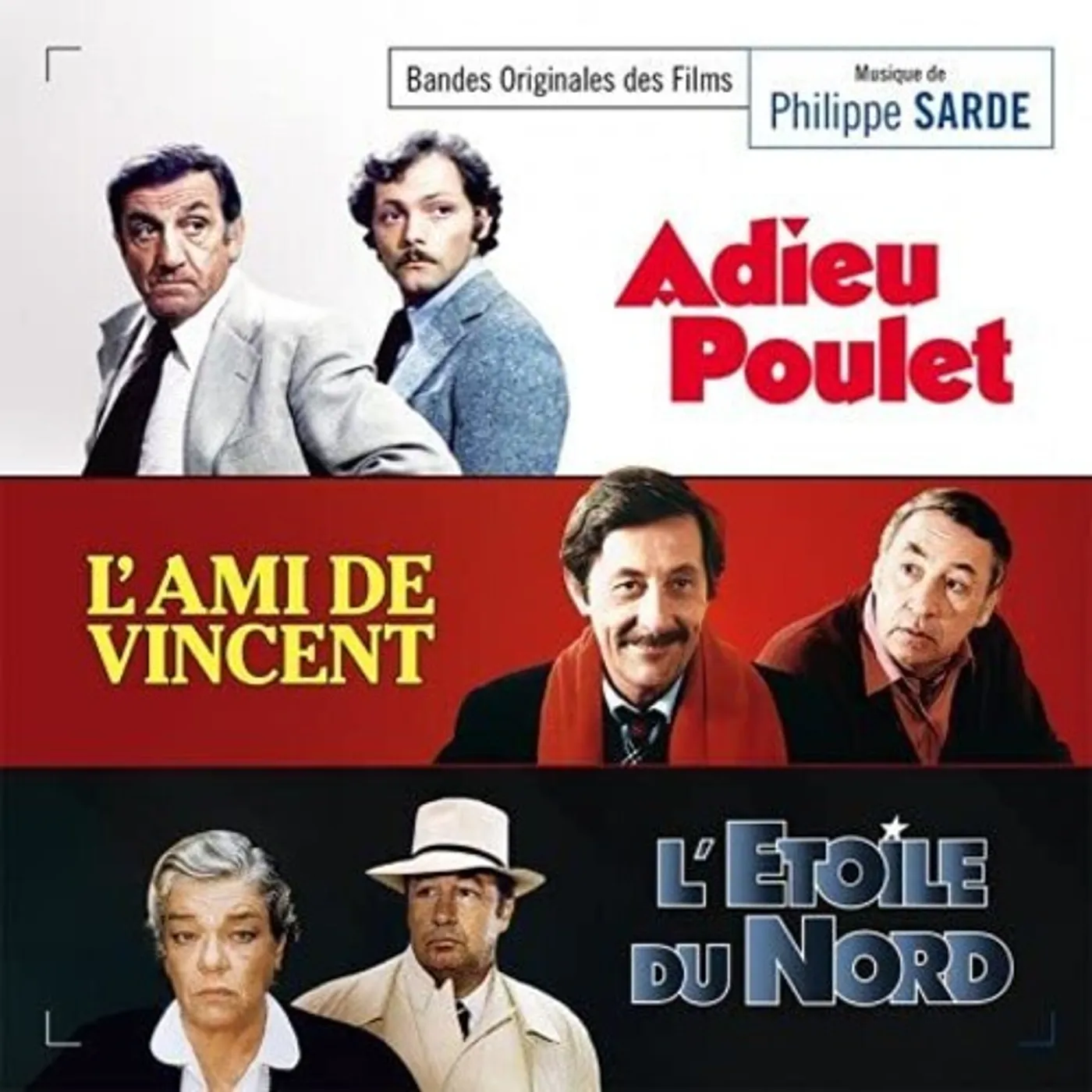 Philippe Sarde ADIEU POULET / L'AMI DE VINCENT / L'ETOILE DU NORD CD