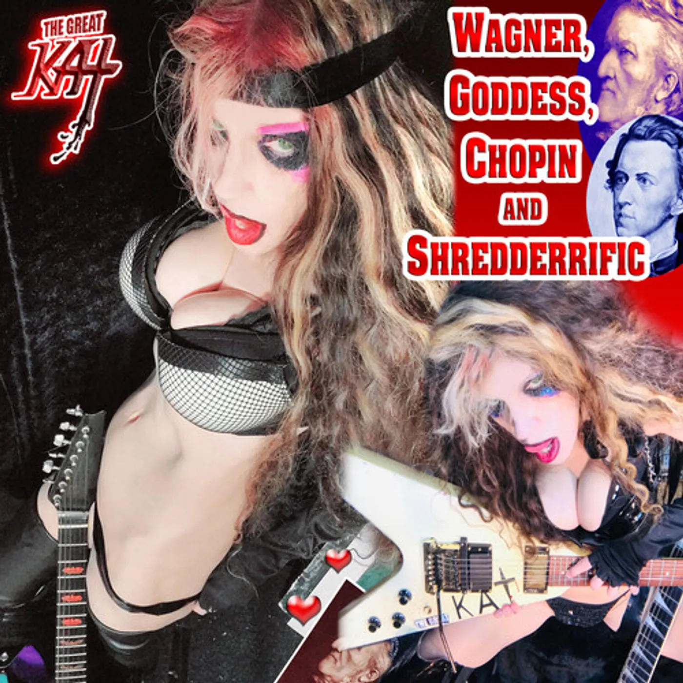 Great Kat WAGNER, GODDESS, CHOPIN AND SHREDDERRIFIC CD