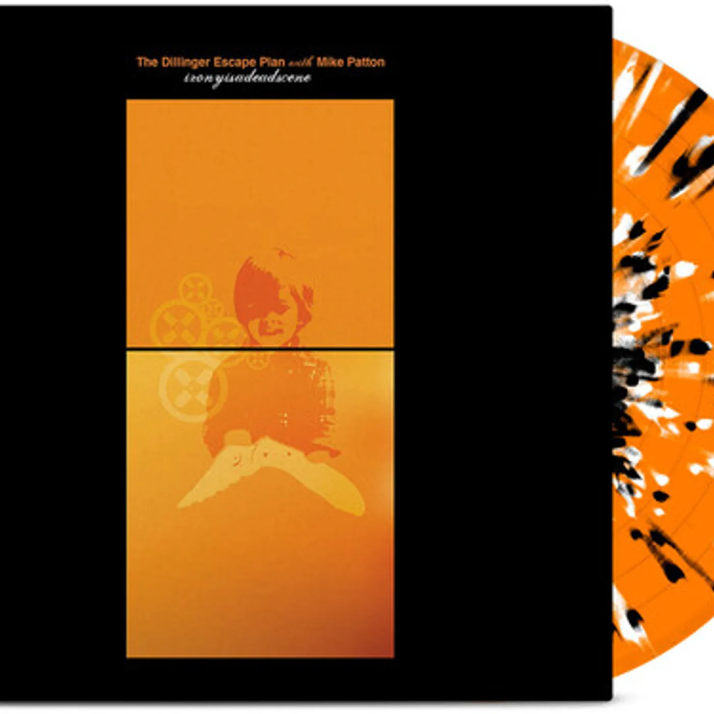 The Dillinger Escape Plan Irony Is A Dead Scent (20th Anniv / Orange w/ Black & White Splatter) Vinyl Record