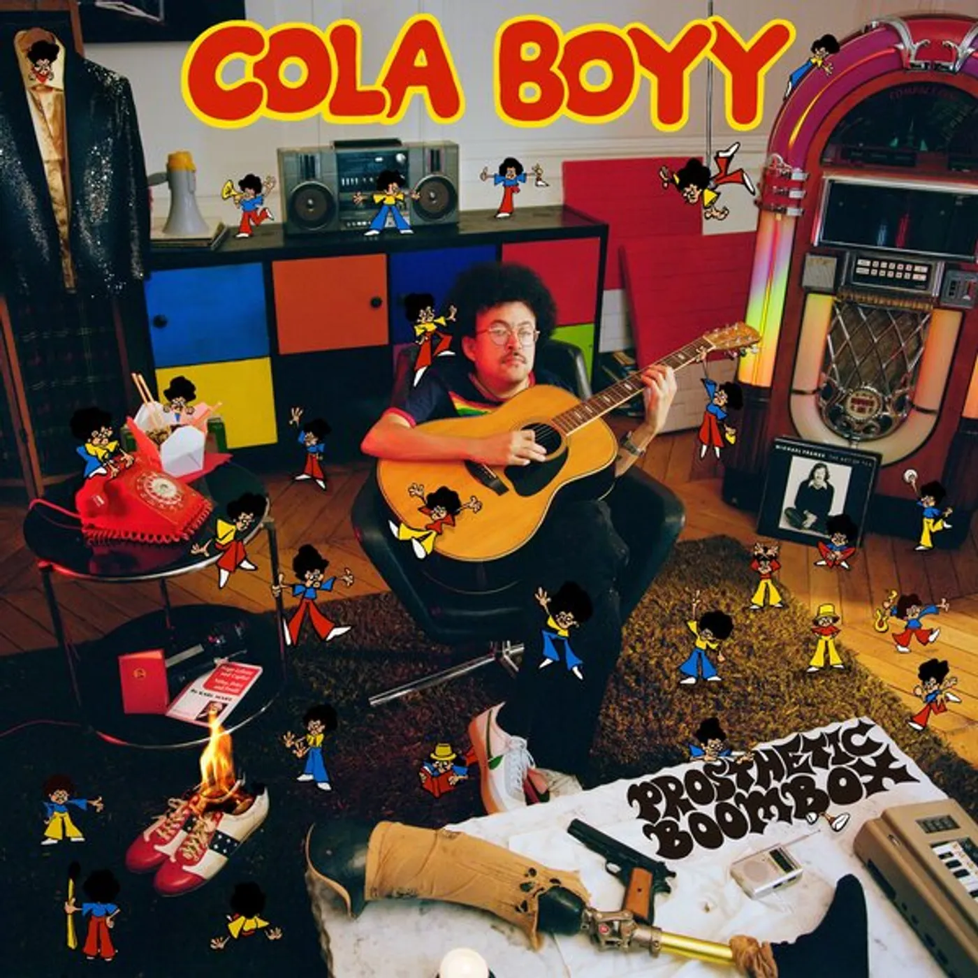 Cola Boyy PROSTHETIC BOOMBOX (RED VINYL) Vinyl Record