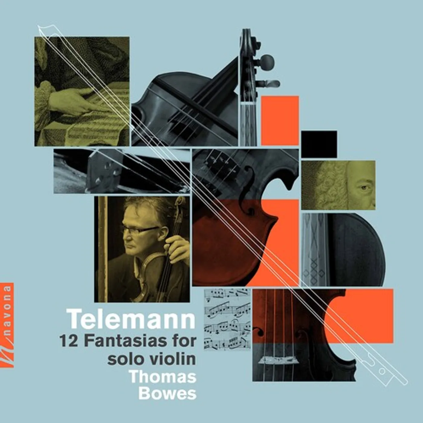 Thomas Bowes TELEMANN: 12 FANTASIAS FOR SOLO VIOLIN CD