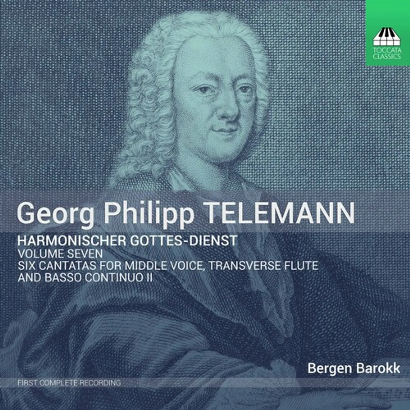 Bergen Barokk TELEMANN: HARMONISCHER GOTTES-DIENST, VOL. 7 - SIX CANTATAS CD