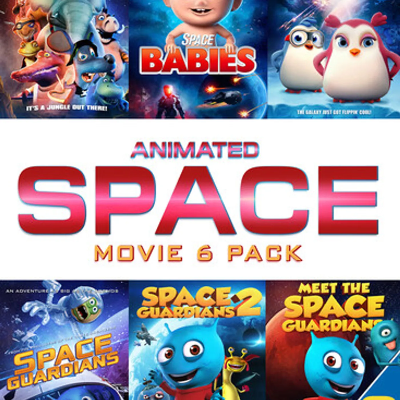 ANIMATED SPACE (ADVENTURE MOVIE 6 PACK) DVD