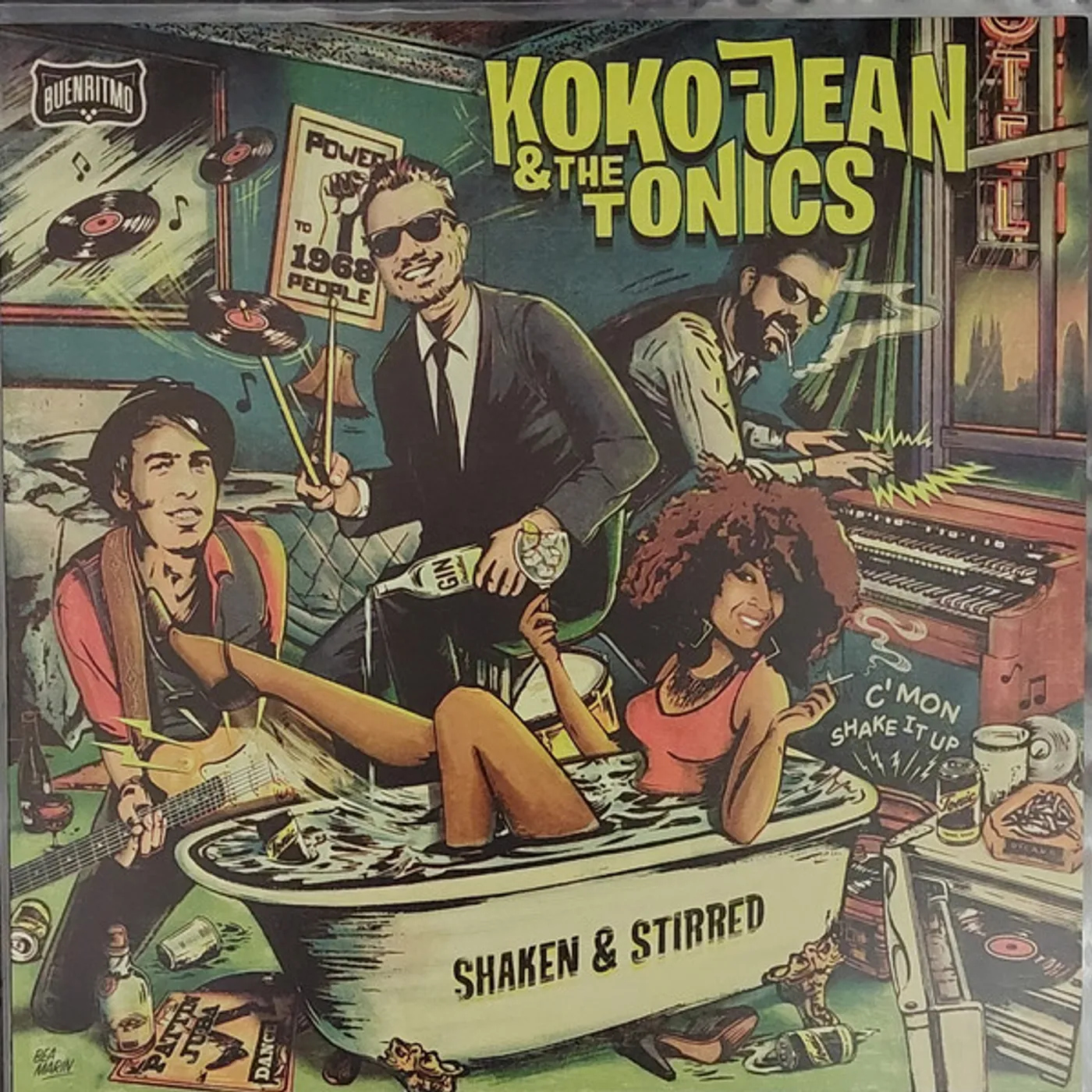 Koko-Jean & The Tonics Shaken & Stirred Vinyl Record
