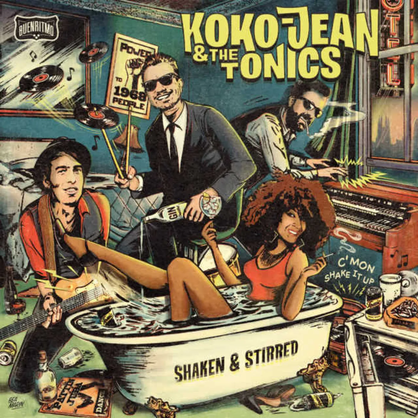 Koko-Jean & The Tonics SHAKEN & STIRRED CD