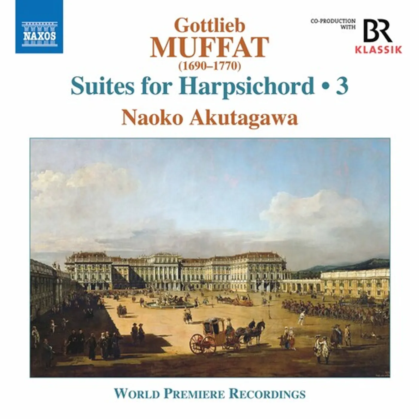 Naoko Akutagawa MUFFAT: SUITES FOR HARPSICHORD, VOL. 3 CD