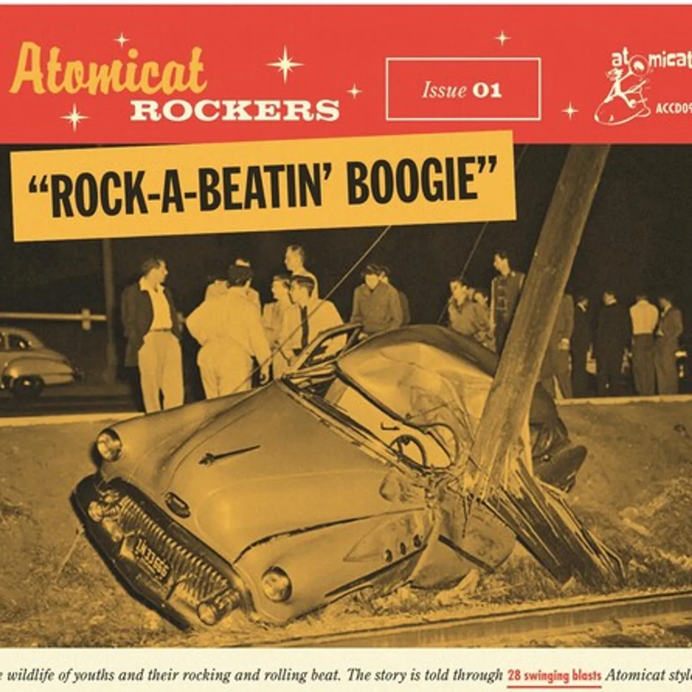 Atomicat Rockers Vol.01: Rock-A-Beatin'  / Various ATOMICAT ROCKERS VOL.01: ROCK-A-BEATIN' / VAR CD