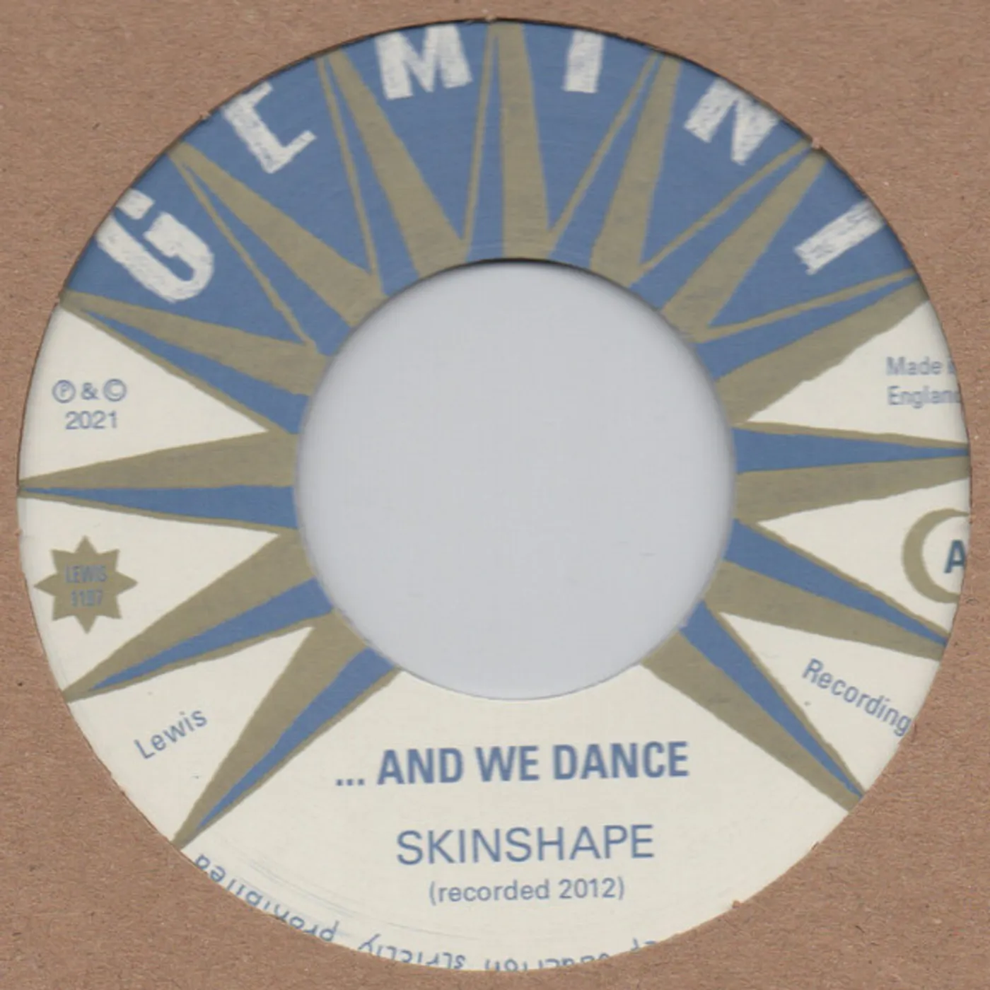 Skinshape WE DANCE / CLOUDS Vinyl Record
