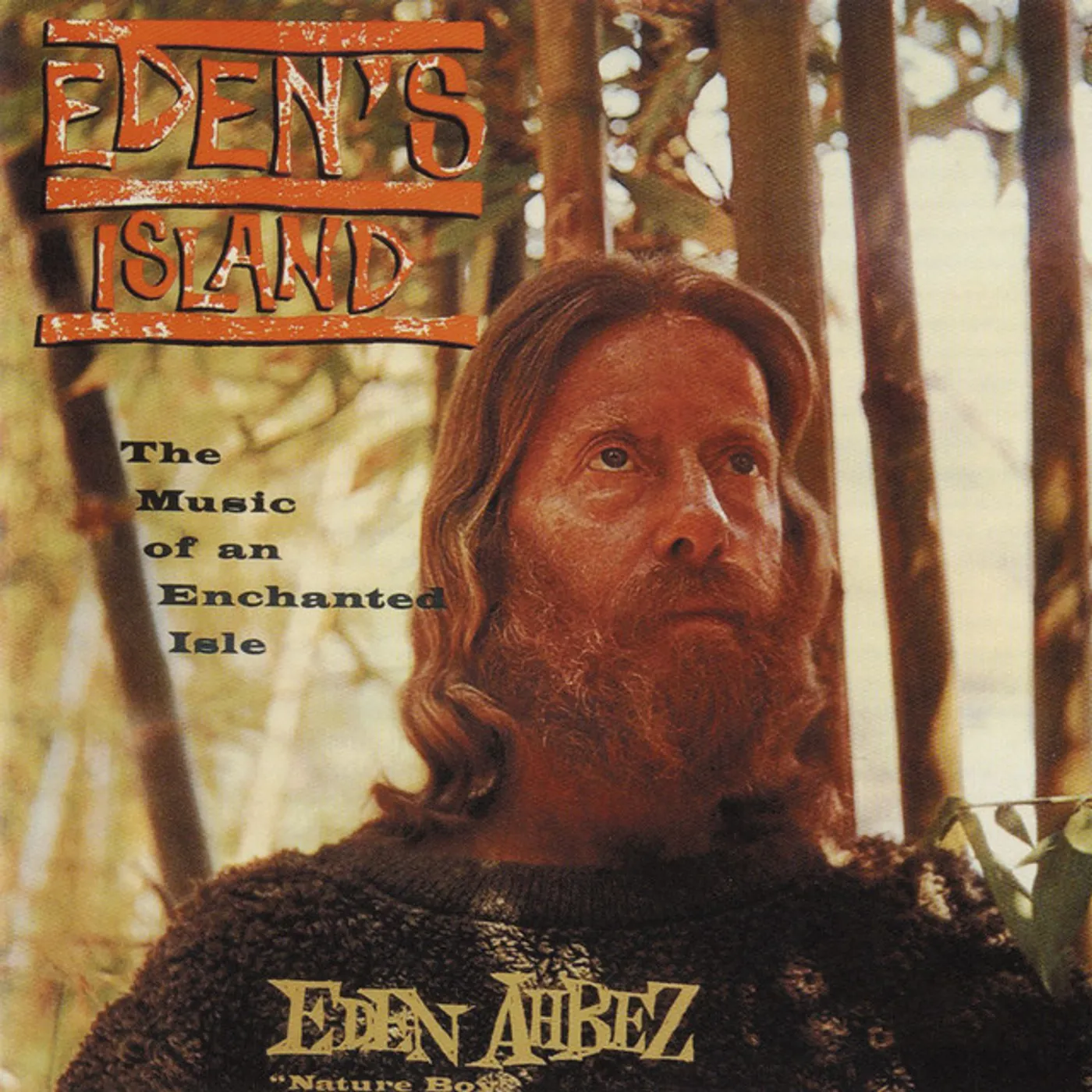 Eden Ahbez EDEN'S ISLAND (WOOD SLIPCASE) (CLEAR FOREST/LEAVES Vinyl Record
