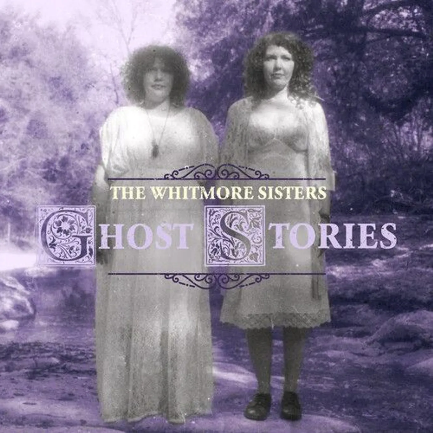 The Whitmore Sisters GHOST STORIES (WHITE & PURPLE SWIRL) Vinyl Record