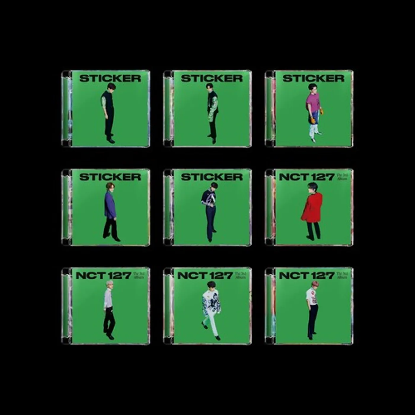 NCT 127 3RD ALBUM STICKER (JEWEL CASE VER) (RANDOM COVER) CD