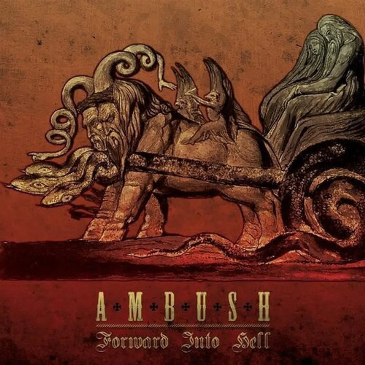 Ambush FORWARD INTO HELL CD
