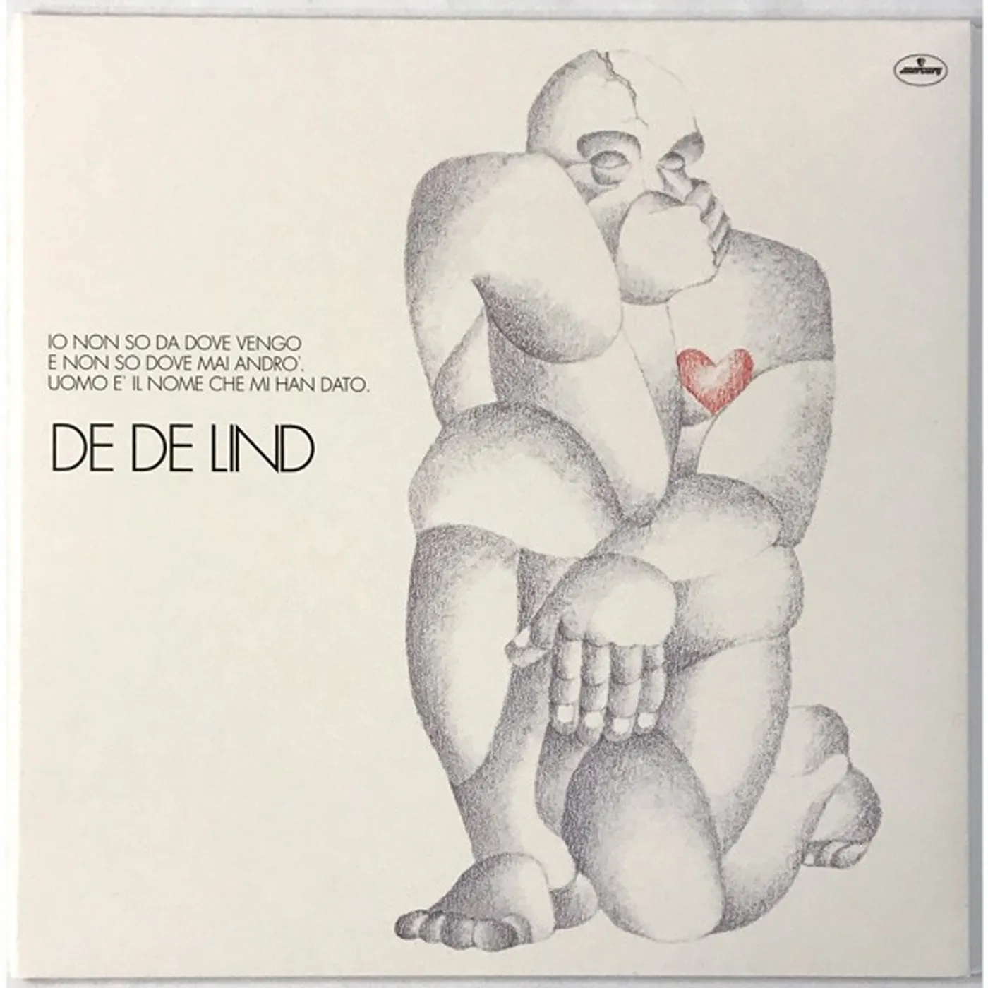 De De Lind IO NON SO DA DOVE VENGO Vinyl Record