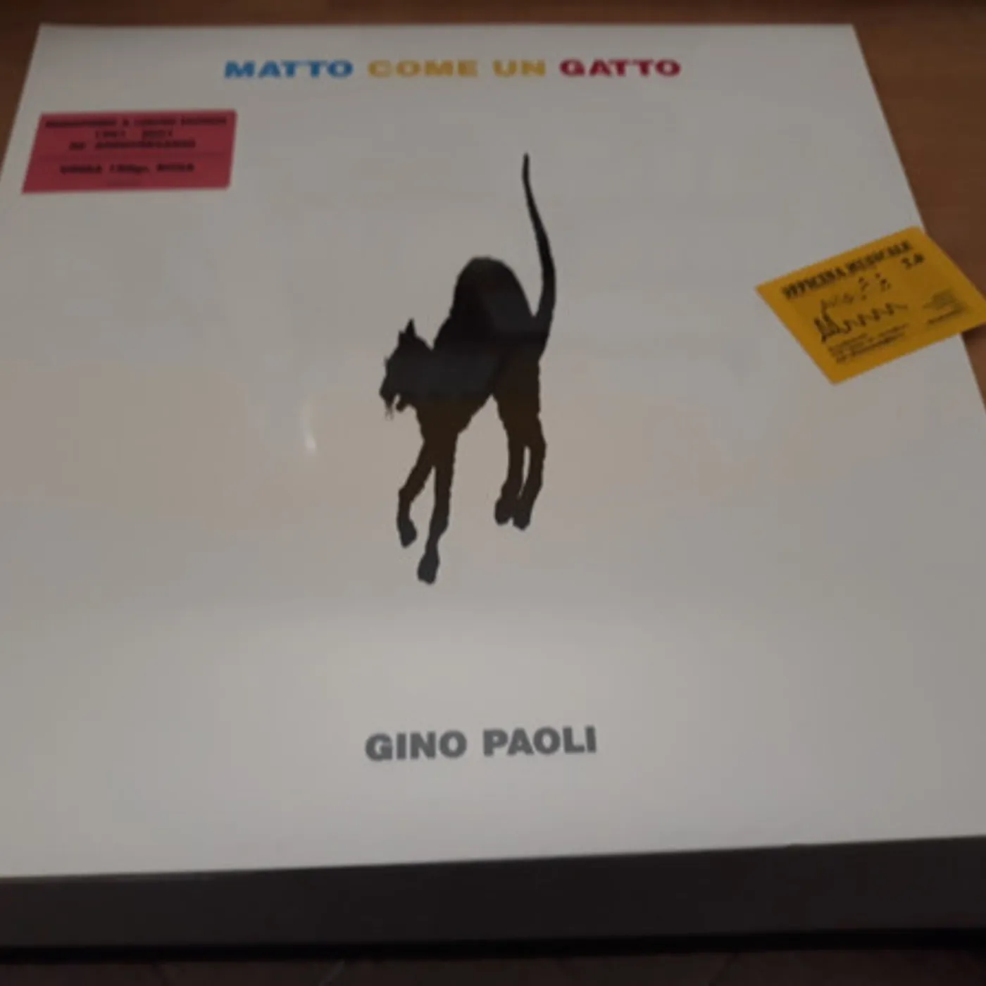 Gino Paoli Matto Come Un Gatto Vinyl Record