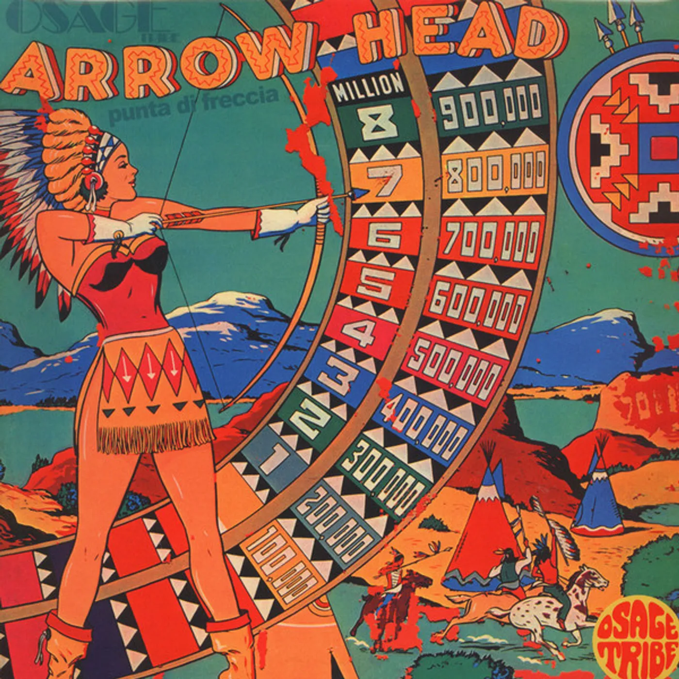 Osage Tribe Arrow Head Vinyl Record