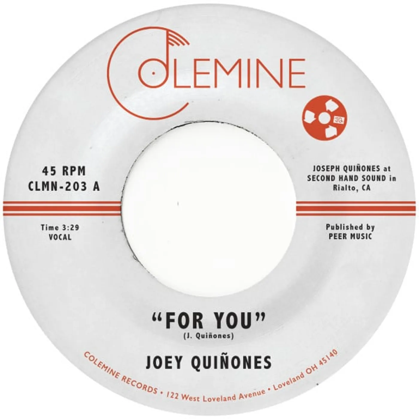 Joey Quinones For You Vinyl Record