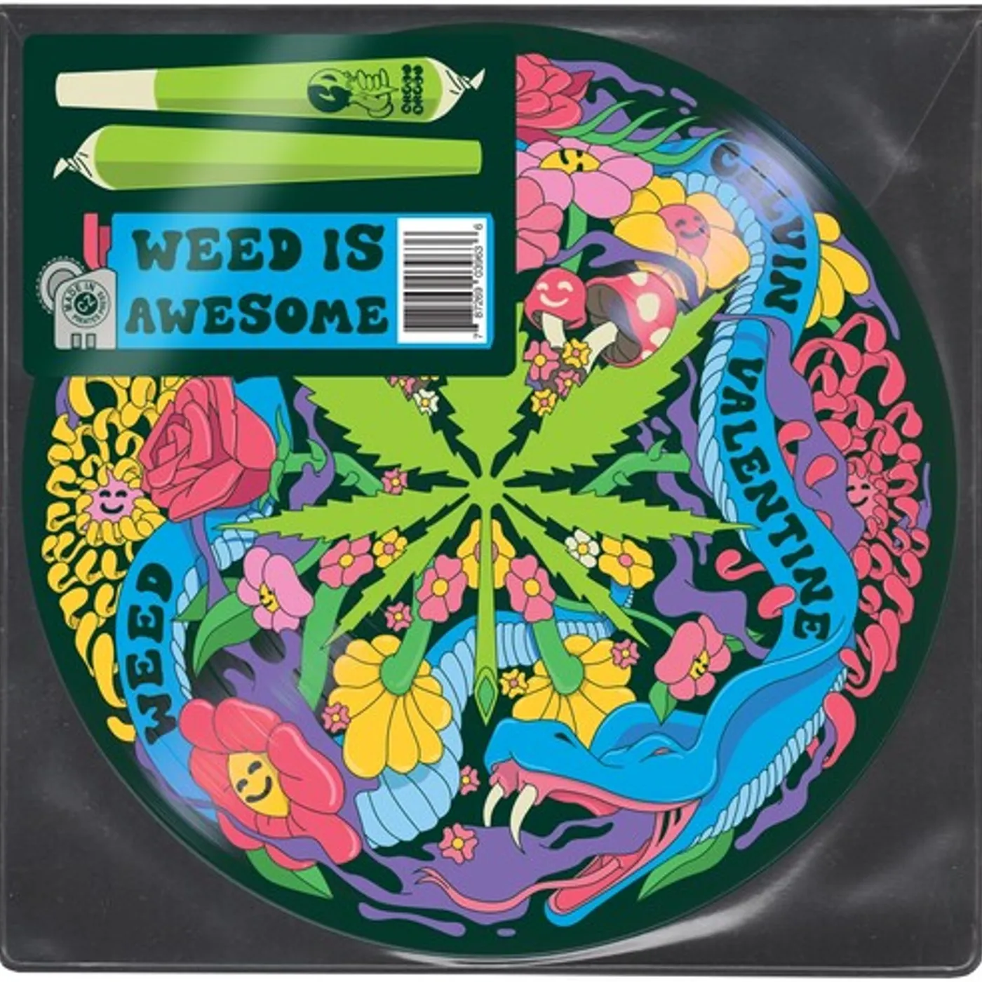 Calvin Valentine Weed Is Awesome Vinyl Record