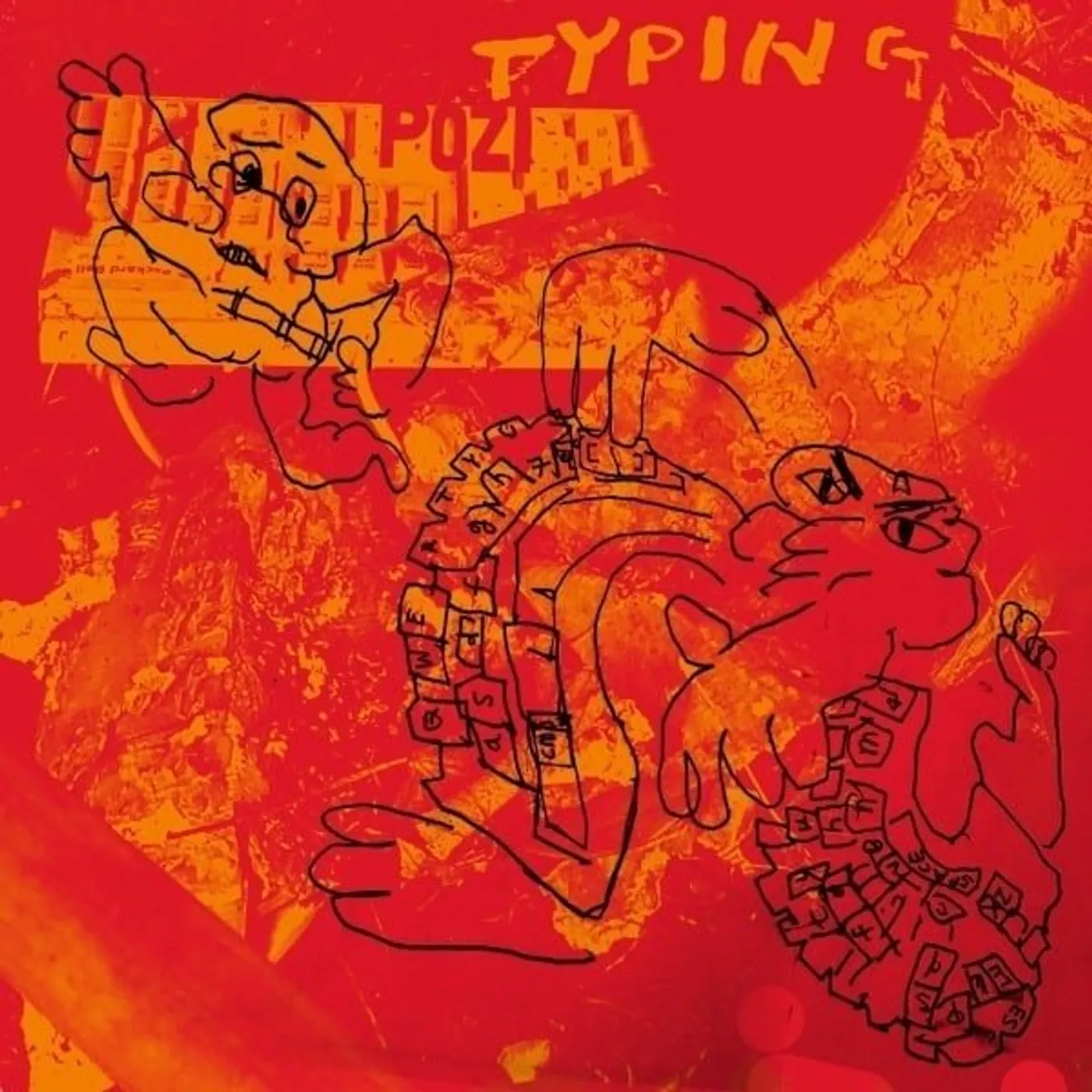 Pozi Typing Vinyl Record