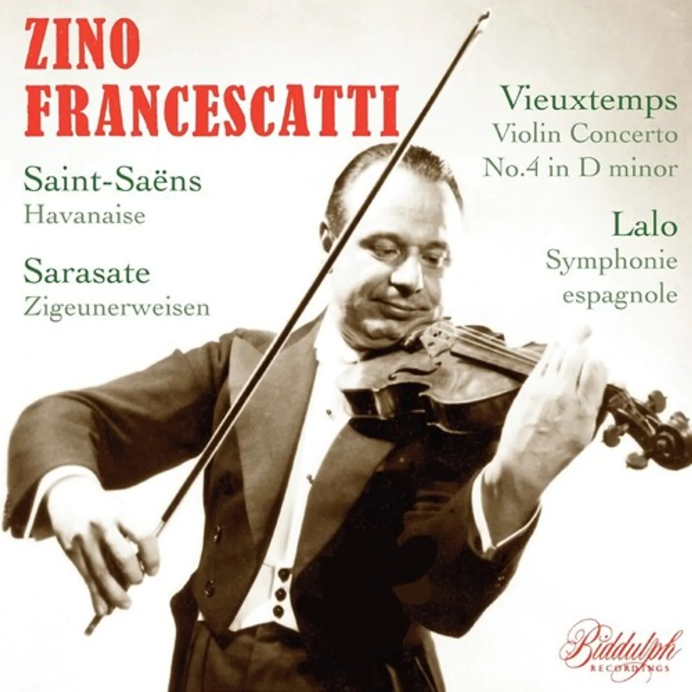 Zino Francescatti PLAYS LALO & VIEUXTEMPS CD