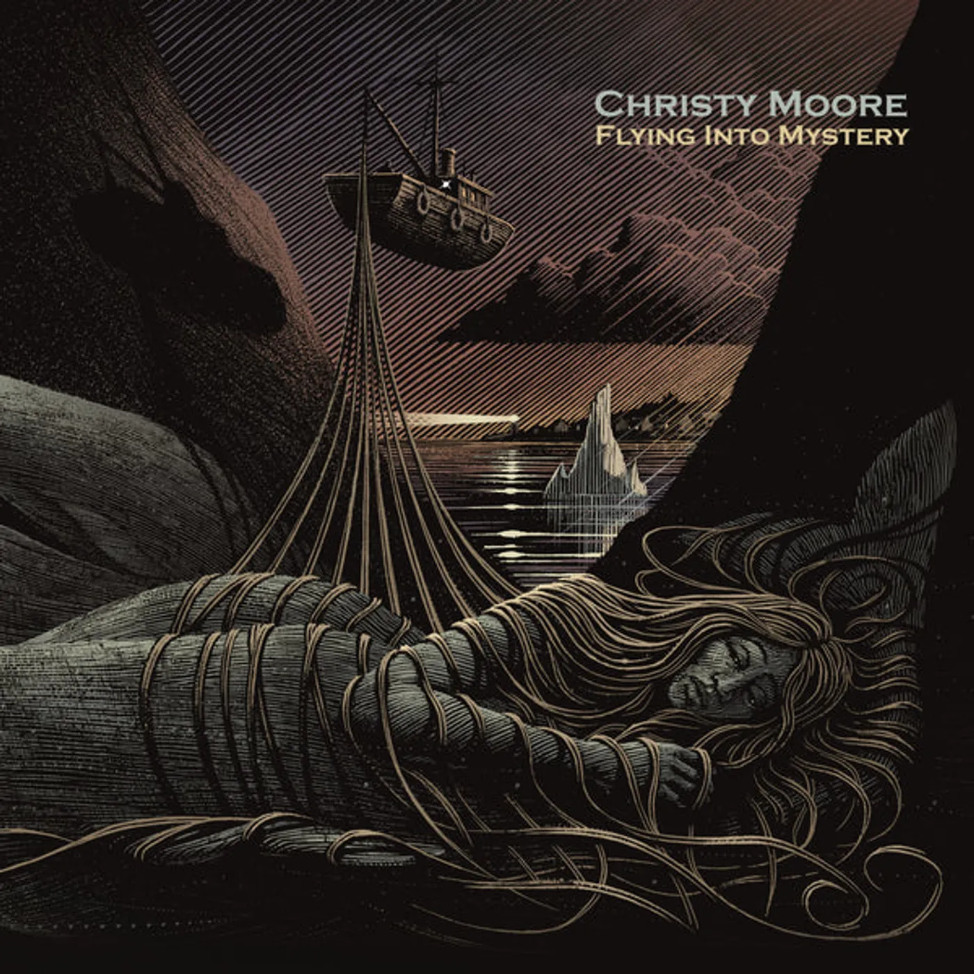 Christy Moore Flying Into Mystery Vinyl Record