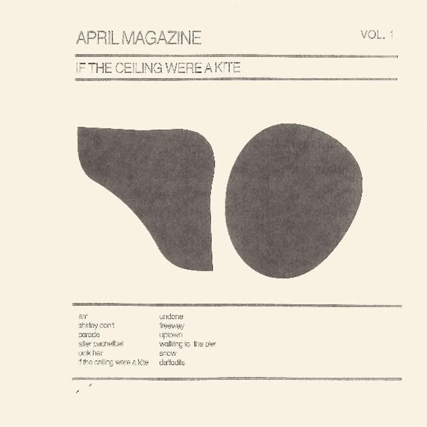 April Magazine IF THE CEILING WERE A KITE: VOL 1 Vinyl Record