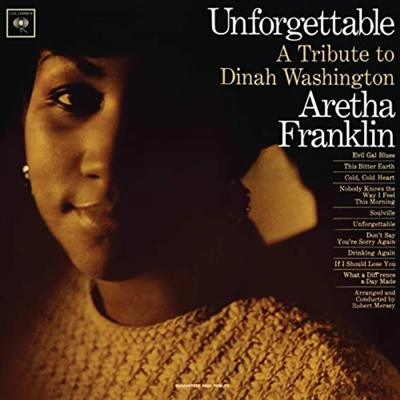 Aretha Franklin UNFORGETTABLE: A TRIBUTE TO DINAH WASHINGTON Vinyl Record