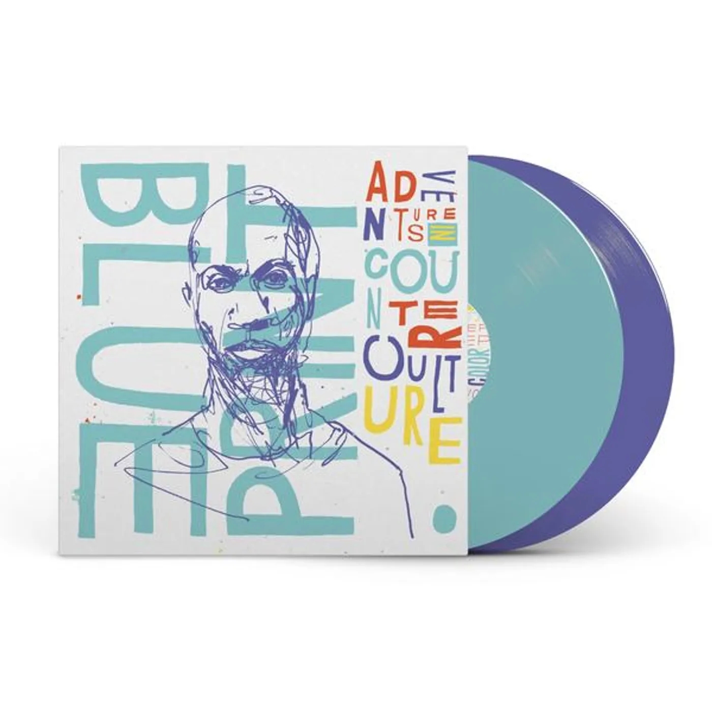 Blueprint ADVENTURES IN COUNTER CULTURE (10) (BLUE/PURPLE) Vinyl Record