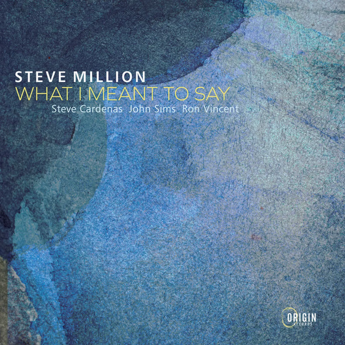 Steve Million WHAT I MEANT TO SAY CD