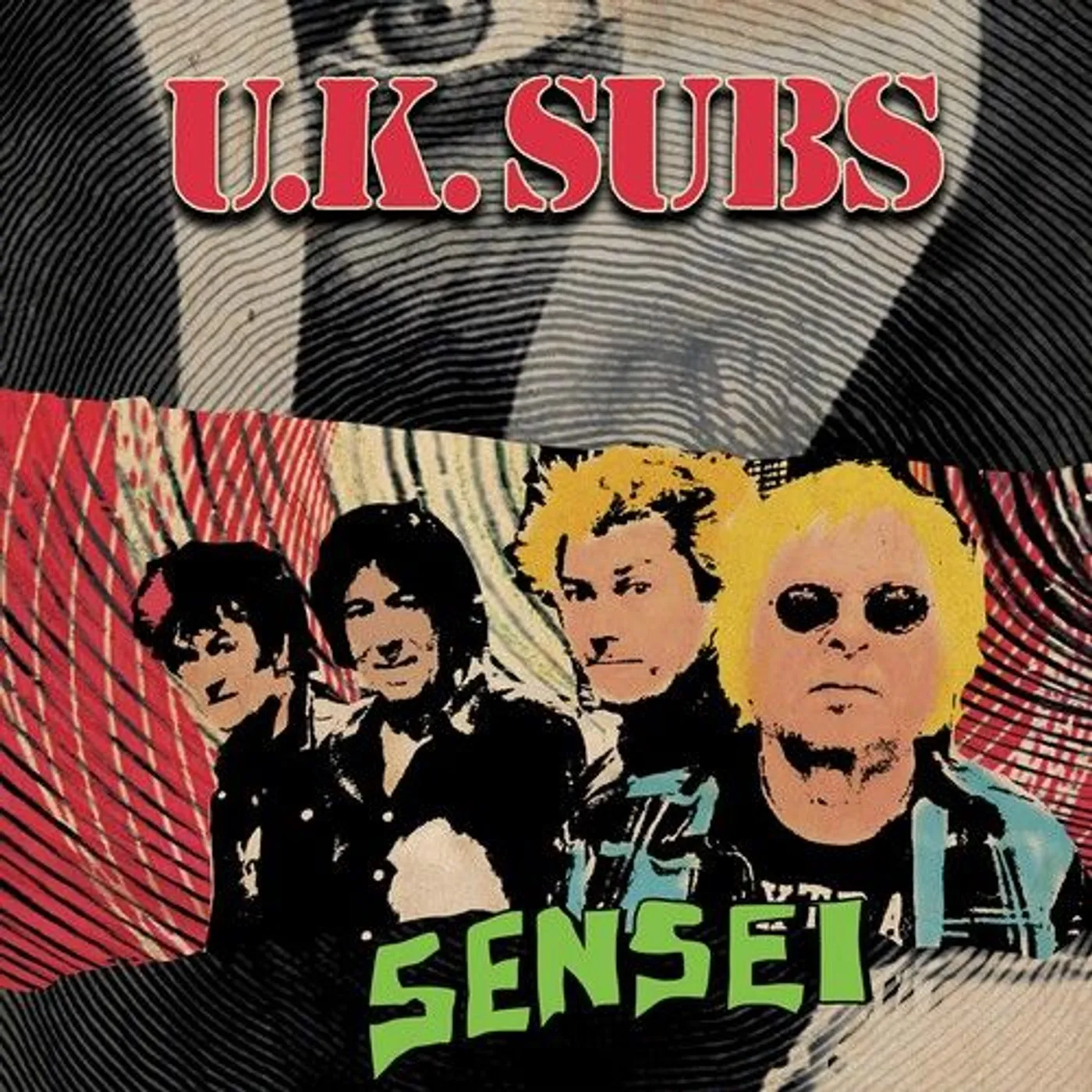 U.K. Subs SENSEI Vinyl Record - Red Vinyl