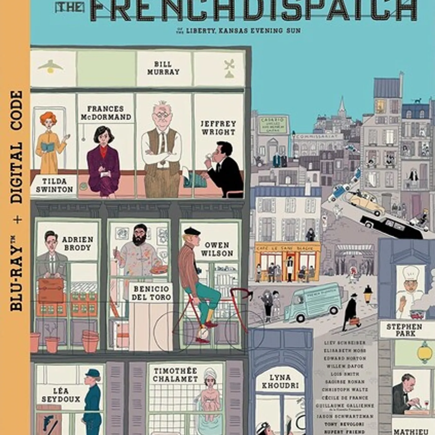 FRENCH DISPATCH Blu-ray