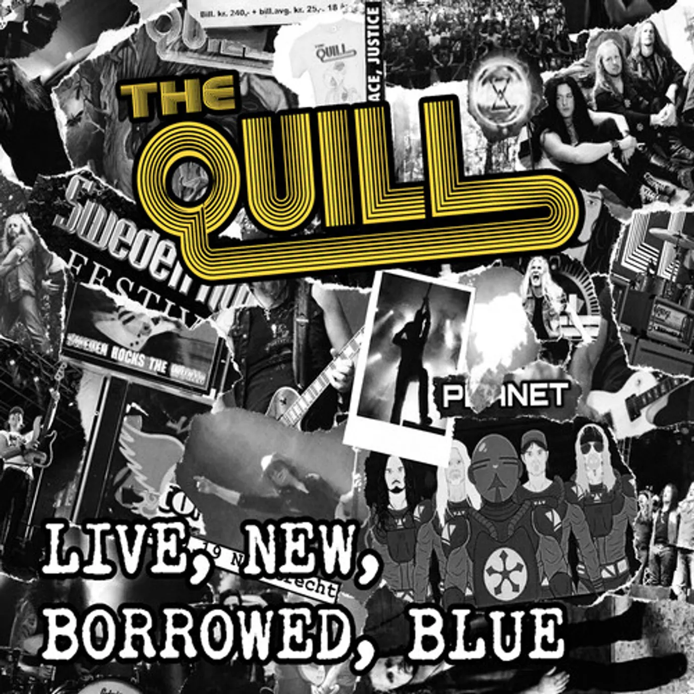 Quill LIVE NEW BORROWED BLUE CD