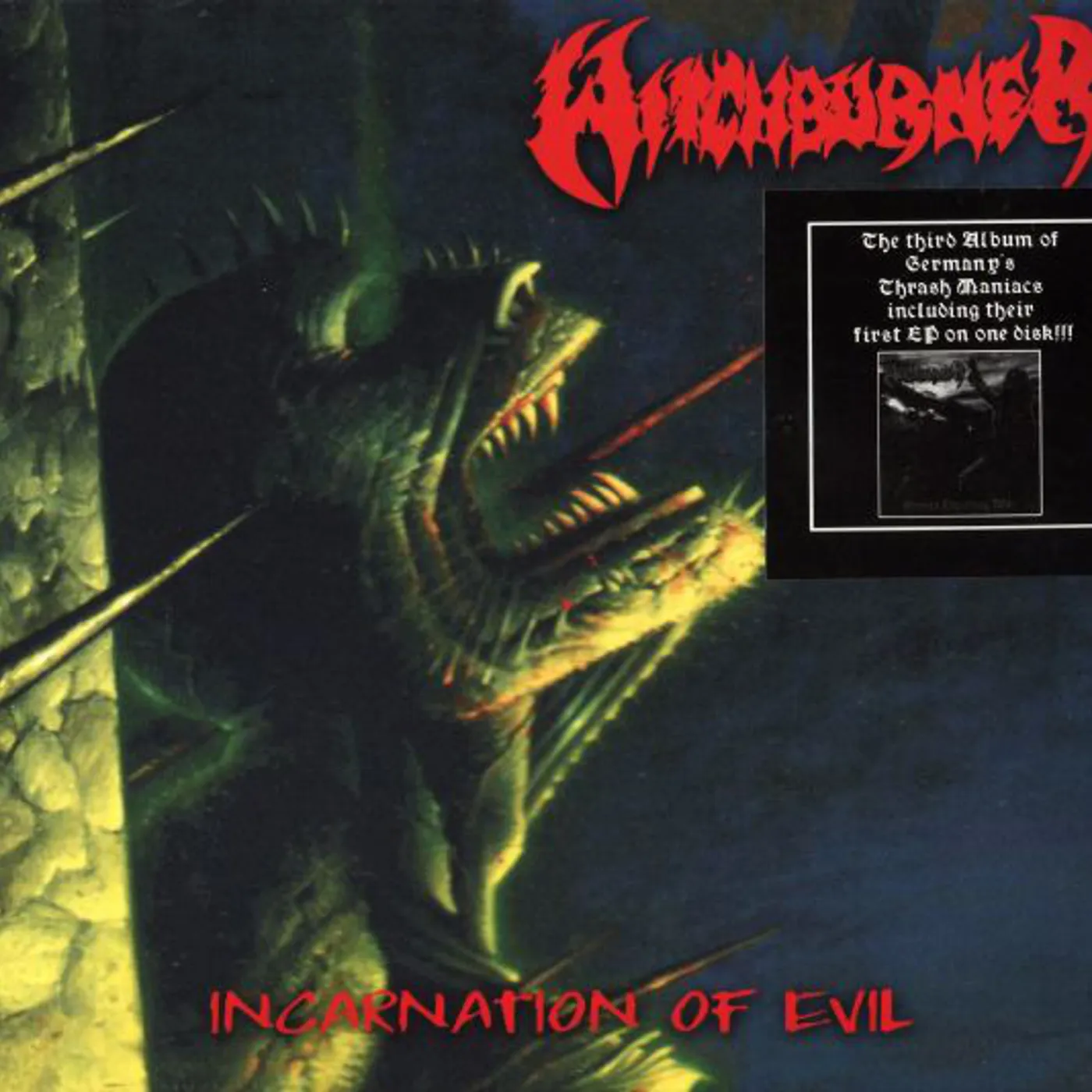 Witchburner INCARNATION OF EVIL / GERMAN THRASHING WAR CD