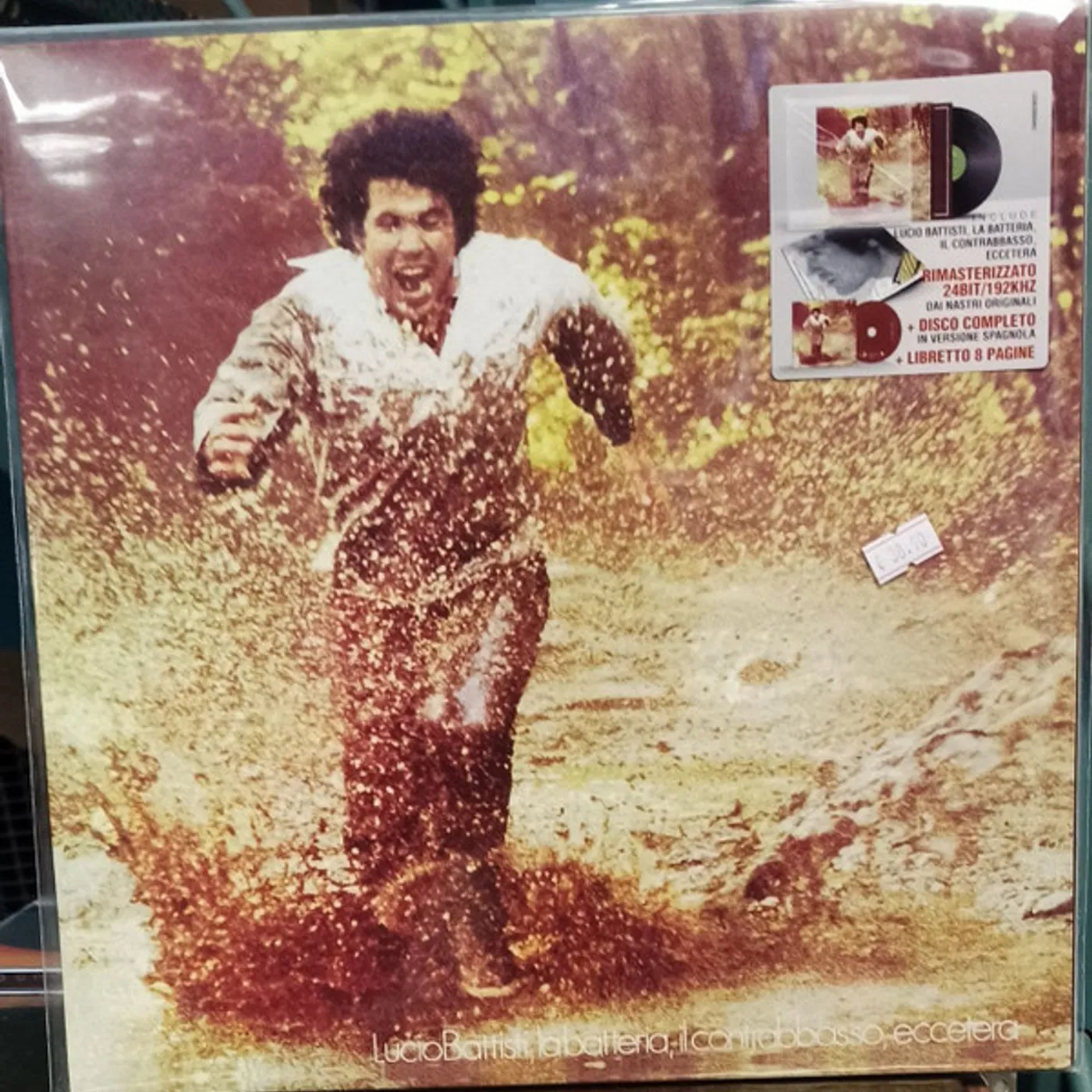 Lucio Battisti LUCIO BATTIST LA BATTERIA IL CONTRABBASSO ECCETERA Vinyl Record