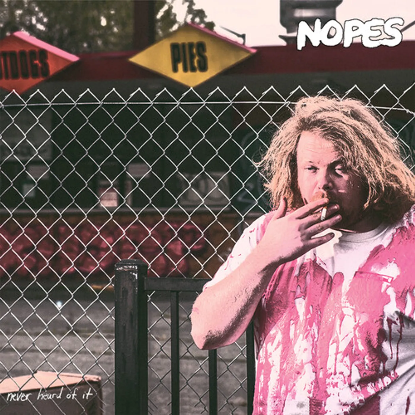 Nopes NEVER HEARD OF IT (WHITE BLACK PINK) Vinyl Record