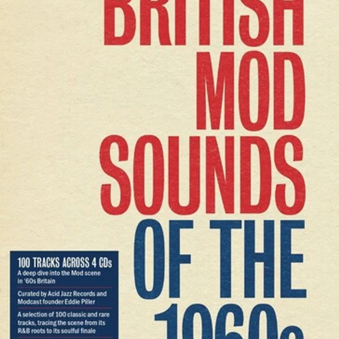 Various Artists  EDDIE PILLER PRESENTS - BRITISH MOD SOUNDS OF THE 1960S (4CD) CD