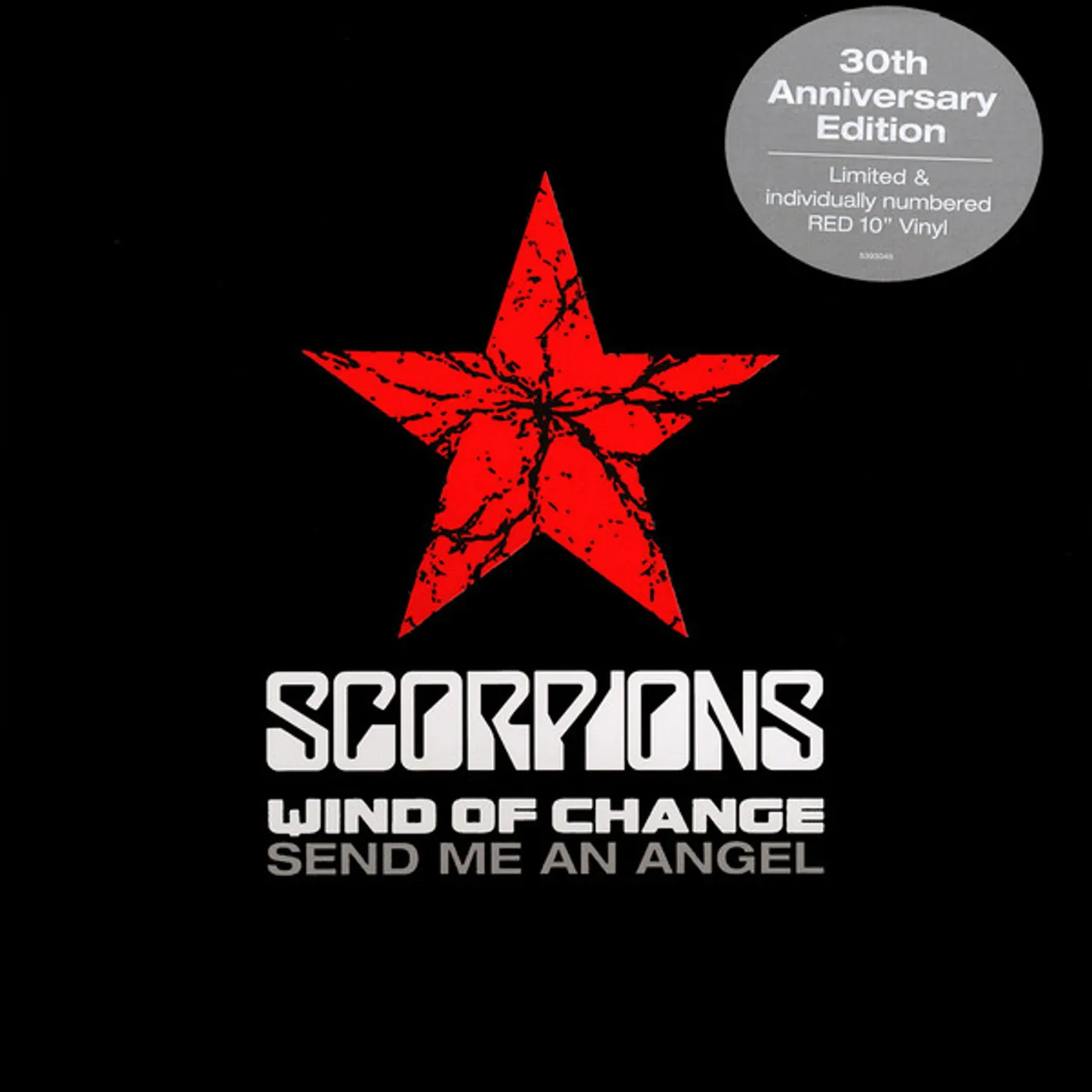 Scorpions WIND OF CHANGE / SEND ME AN ANGEL Vinyl Record