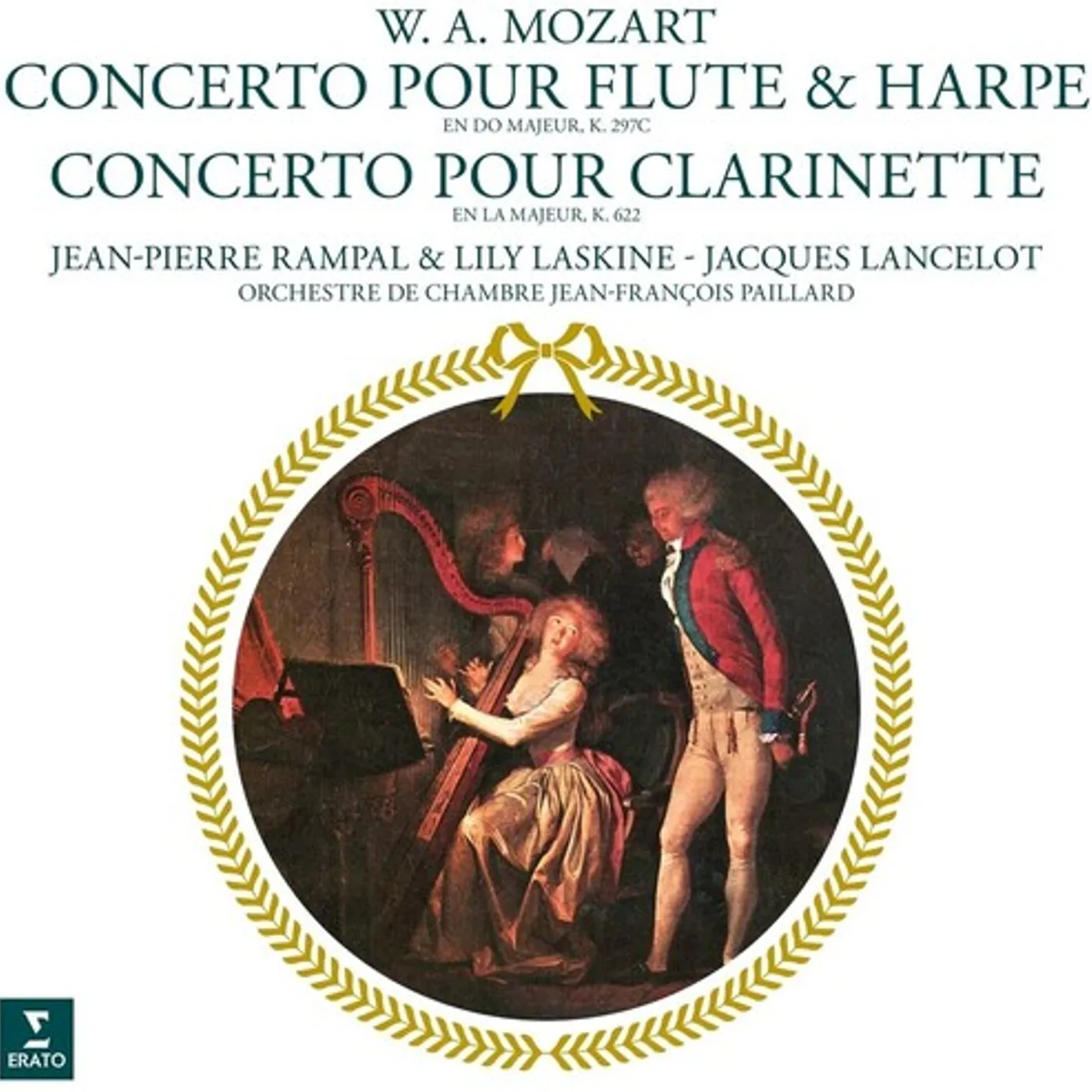 Jean-Pierre Rampal MOZART: CONCERTO FOR FLUTE & HARP CLARINET Vinyl Record