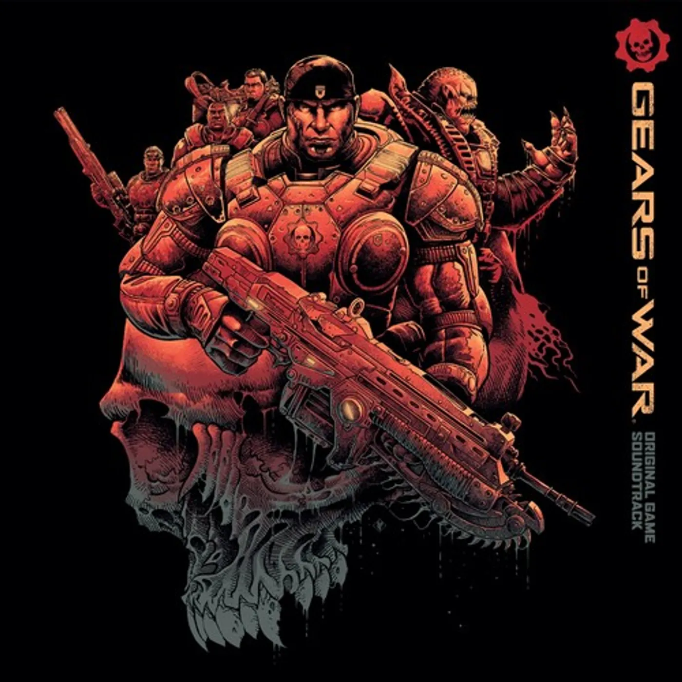 Kevin Riepl GEARS OF WAR / Original Soundtrack Vinyl Record