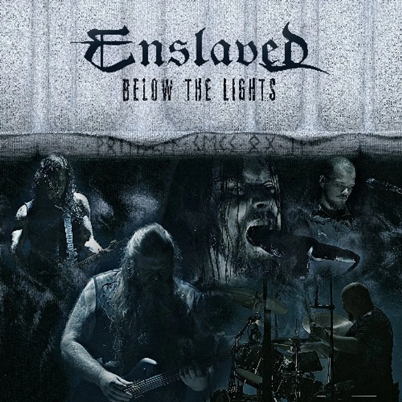 Enslaved BELOW THE LIGHTS (CINEMATIC TOUR 2020/2LP/AQUA BLUE VINYL) Vinyl Record