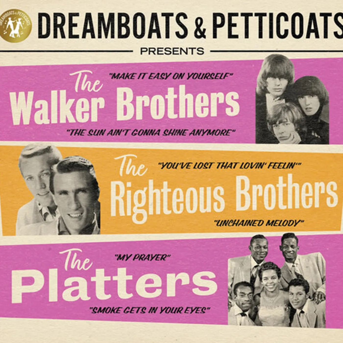 Dreamboats & Petticoats PRESENTS WALKER BROS / RIGHTEOUS BROS / PLATTERS CD