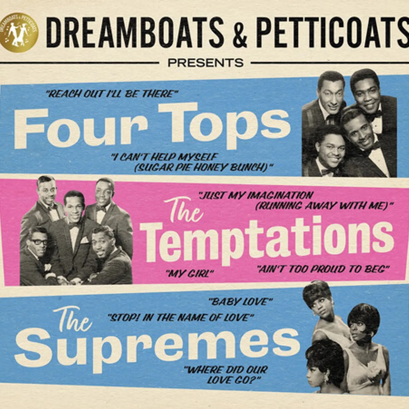 Dreamboats & Petticoats PRESENTS THE FOUR TOPS / TEMPTATIONS / SUPREMES CD